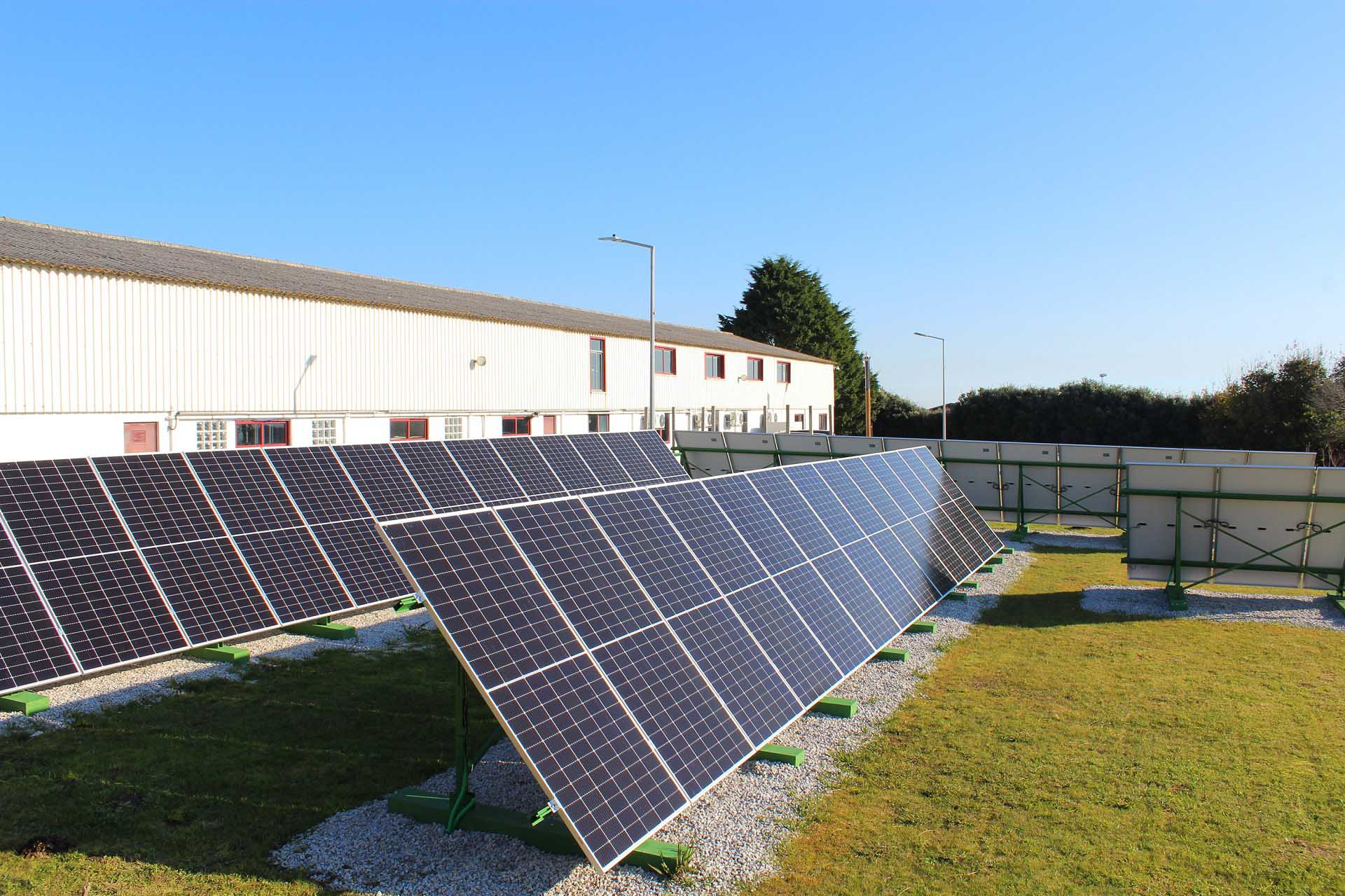 Instalações da Tec IT em Perafita, com painéis solares