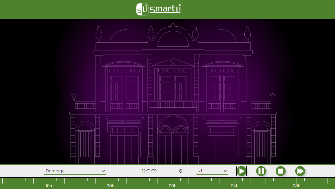 Painel de Gestão Iluminação SmartLi